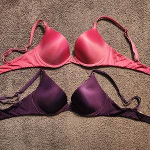 2 Victoria's Secret Perfect One Padded Bras 36B